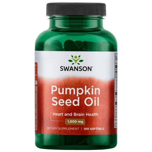 Swanson Pumpkin Seeds Oil  (Tökmagolaj) 1000mg 100 kapszula