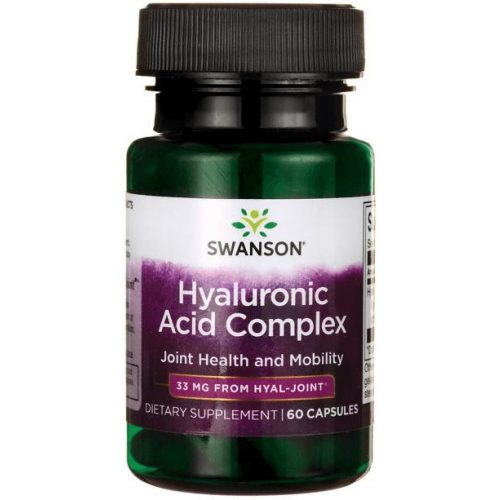 Swanson Hyaluronic Acid Complex 33mg 60 kapszula (Kollagénnel kevert)