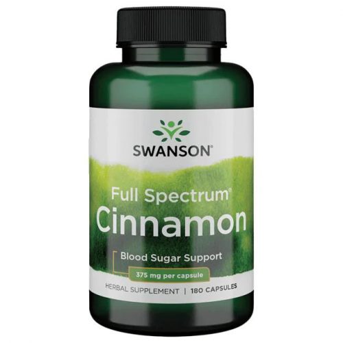 Swanson Cinnamon (Fahéj) 375mg 180 kapszula