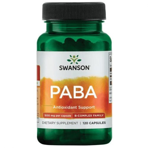 Swanson PABA (para-amino-benzoésav) 500mg 120 kapszula