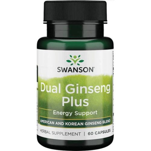 Swanson Dual Ginseng Plus 60 kapszula