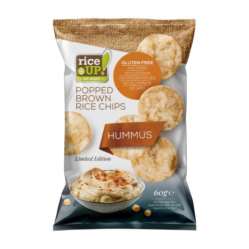 Rice Up Chips hummus ízű 60g