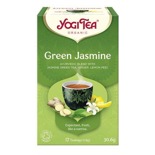 BIO Zöld jázmin tea 17x1,8g Yogi Green Jasmine