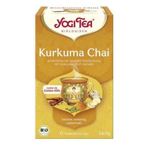 BIO Kurkuma chai tea 17x2g Yogi