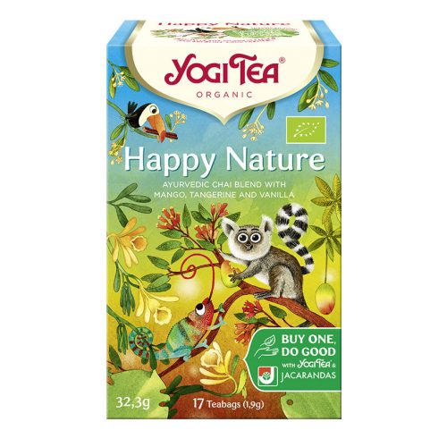 BIO Boldog természet tea 17x1,9g Yogi Happy Nature