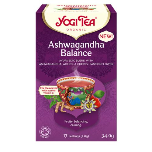 BIO Ashwaganda egyensúly tea 17x2g Yogi Ashwagandha Balance