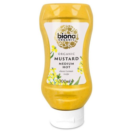 BIO Mustár közepesen erős 300ml Biona