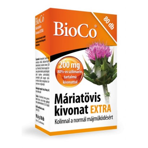 BioCo Máriatövis extra 200mg 80db filmtabletta