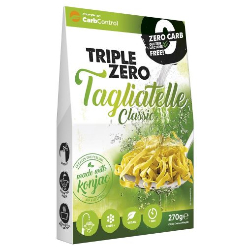 Triple Zero Szélesmetélt natúr konjac tészta 270g