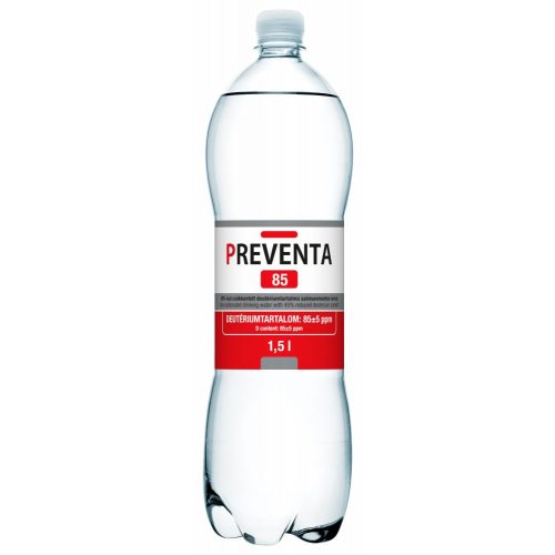 Preventa 85 csökkentett deutérium tartalmú szénsavmentes ivóvíz 1,5l