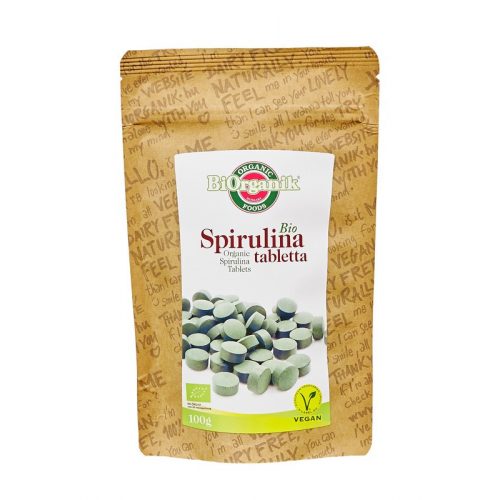 BIO spirulina tabletta 100g BiOrganik