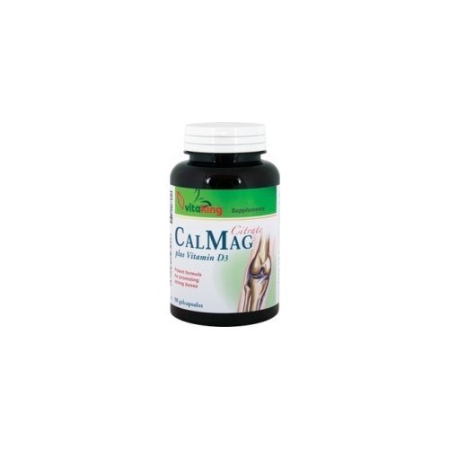 Vitaking CalMag Citrate + D-400 vitamin (90) lágykapszula