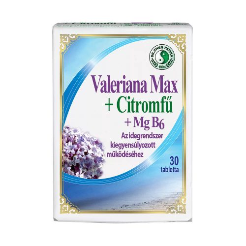 Dr. Chen Valeriana MAX + Citromfű + Magnézium + B6 30db filmtabletta