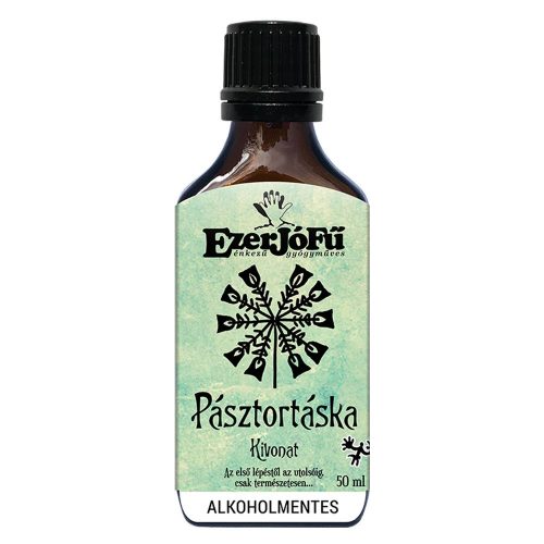 EzerJóFű Pásztortáska kivonat 50ml alkoholmentes, növényi glicerinnel