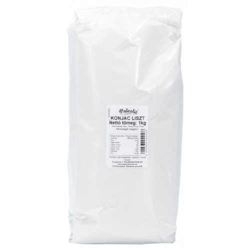 Paleolit Konjac liszt 1kg 120-200 mesh glükomannán tartalom min 90%