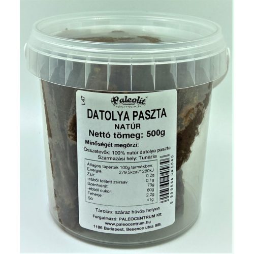 Paleolit Datolya paszta natúr 500g (100% datolya)