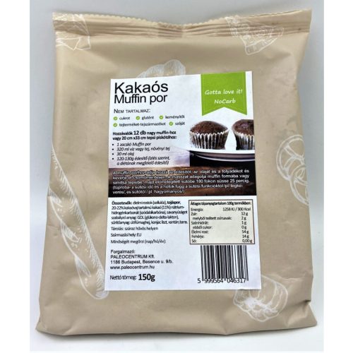 NoCarb Kakaós muffin 150g Gotta love it!