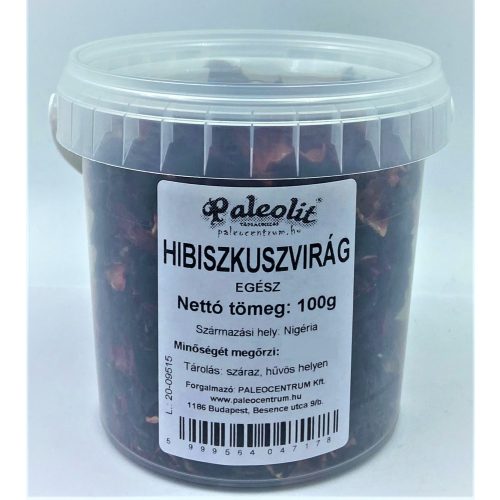 Paleolit Hibiszkuszvirág egész 100g vödrös