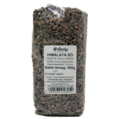 Paleolit Himalaya só fekete 500g extra (2-5mm) Kala Namak