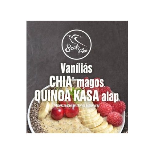 Szafi Free Chia magos quinoa kása alap, vaníliás 300g