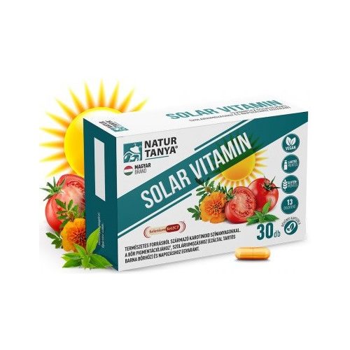 Natur Tanya® Solar vitamin 30db kapszula napozóvitamin