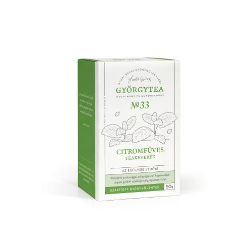 Györgytea Citromfüves teakeverék 50g Az egészség védője No.33