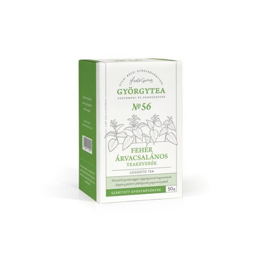 Györgytea Fehér árvacsalános 50g teakeverék Lúgosító tea No.56