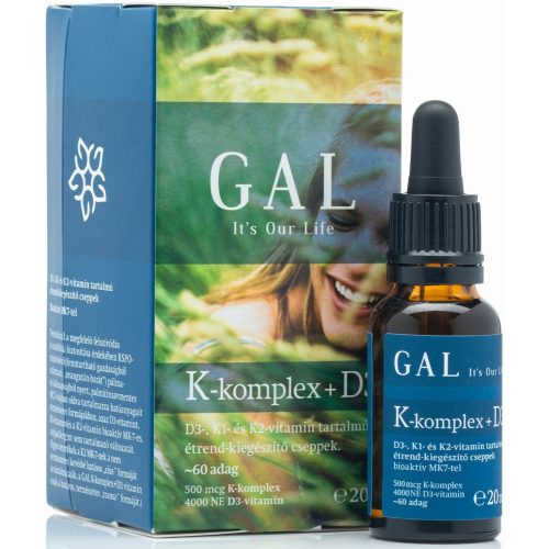 GAL K-komplex+D3 500mcg K-komplex + 4000 NE D3 x 60 adag