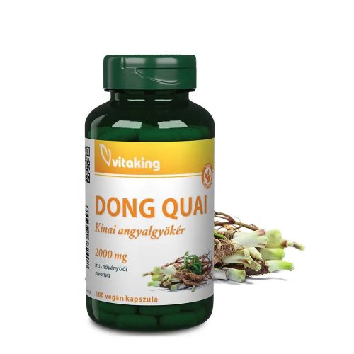 Vitaking Dong Quai 2000mg (100) vegán kapszula (Kínai angyalgyökér)