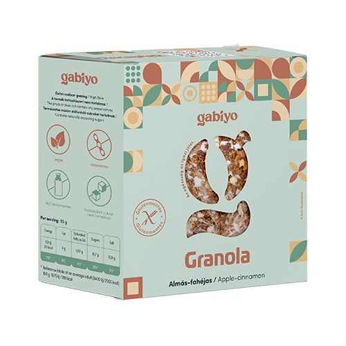 Gabiyo Granola Almás-fahéjas 275g