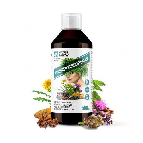 Natur Tanya® Puriden koncentrátum 500ml a szervezet méregtelenítéséhez