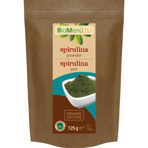 BIO Spirulina alga por 125g BioMenü