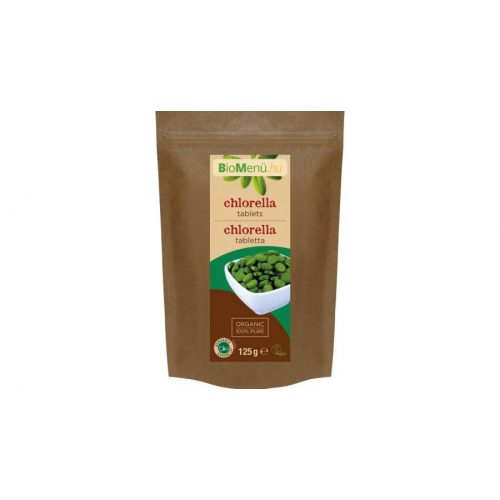 BIO Chlorella alga tabletta 125g BioMenü