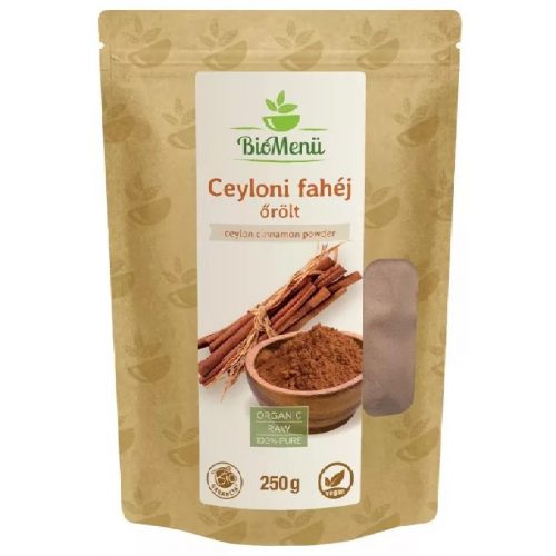 BIO Ceyloni fahéj őrölt 250g BioMenü