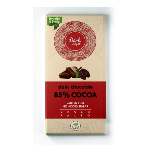 Étcsokoládé édesítőszerekkel 80g Dark Delight