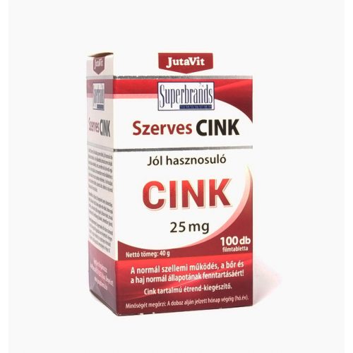 JutaVit Szerves Cink 100x25mg filmtabletta