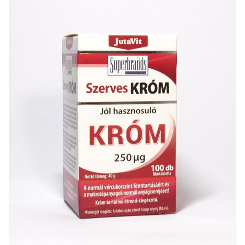 JutaVit Szerves Króm 100x250µg filmtabletta