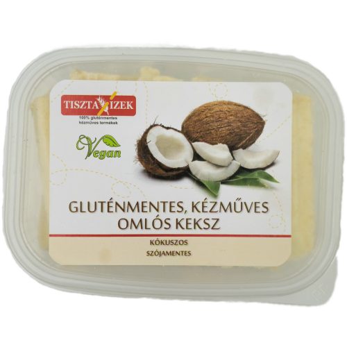 Kókuszos omlós keksz 180g Tiszta Ízek gluténmentes, kézműves