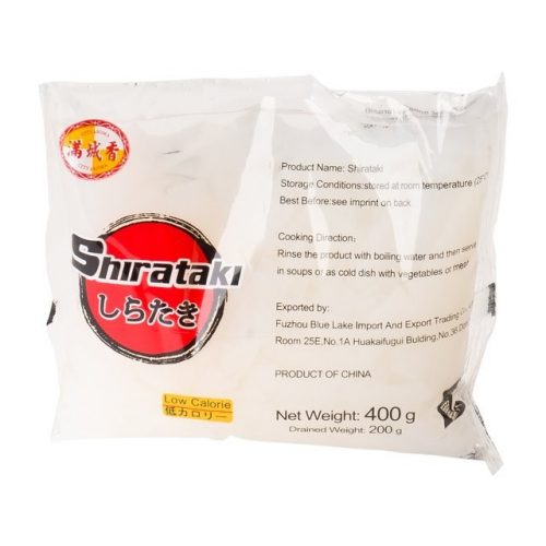 Shirataki Udon forma konjac tészta 400g