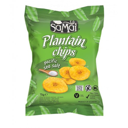 SAMAI Plantain chips tengeri sós 75g főzőbanán