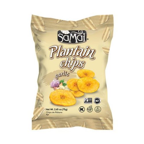 SAMAI Plantain chips fokhagymás 75g főzőbanán