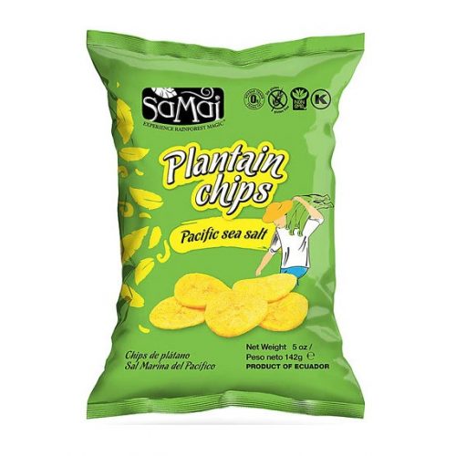 SAMAI Plantain nagy chips tengeri sós 142g főzőbanán