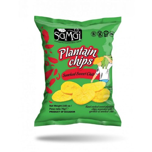 SAMAI Plantain chips édes chilli 75g főzőbanán