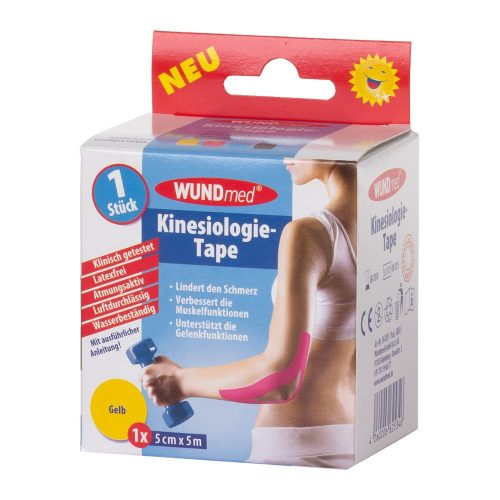 WundMed Kinesio tape(szalag)5cmx5m Sárga