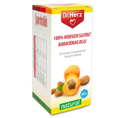 Dr. Herz Barackmag olaj 100% hidegen sajtolt 50ml