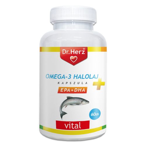 Dr. Herz Omega-3 Halolaj 1000mg lágyzselatin kapszula 60db