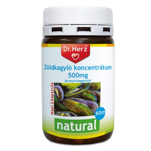 Dr. Herz Zöldkagyló Koncentrátum 500mg kapszula 60 db