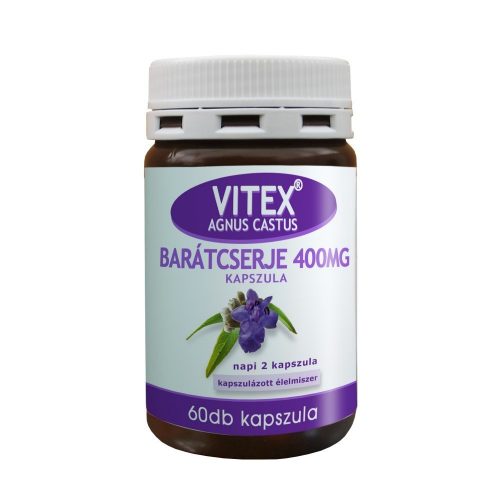 VITEX Barátcserje 400mg 60 kapszula 